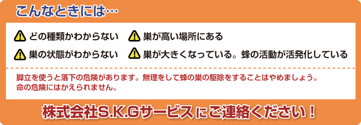 株式会社S.K.Gサービスにご連絡ください！